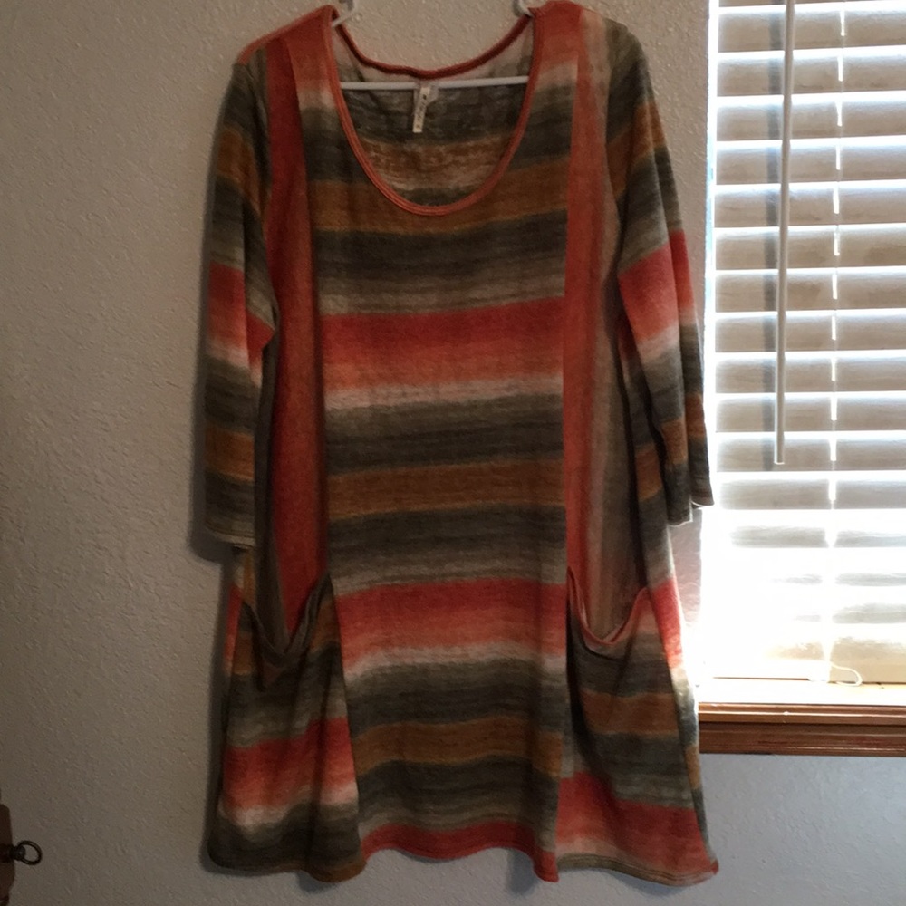Cute 3x lightweight sweater top